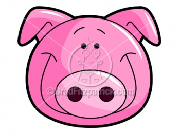 Cute Pig Clipart