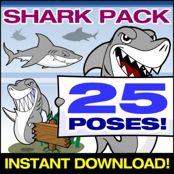 Clip Art Shark Graphics