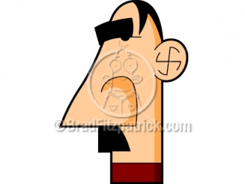Cartoon Hitler Clipart - Adolf Hitler Caricature