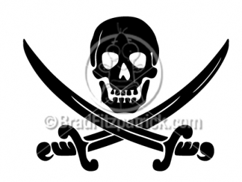Cartoon Skull & Crossbones Clipart