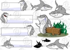 cartoon shark clipart pictures