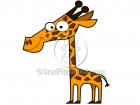 Cartoon Giraffe Clipart Character