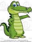 Cartoon Alligator Clipart