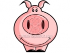 Cute Piggy Head
