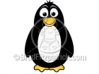 Cartoon Penguin Smiling