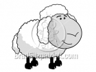 Sheep Cartoon Character