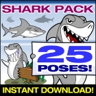 Clip Art Shark Graphics