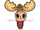Cartoon Moose Head Clipart Graphics
