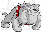 Cartoon Bulldog Clipart Mascot Graphics