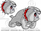 Cartoon Bulldog Barking!