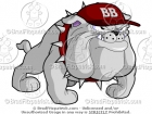 Bulldog Wearing a Baseball Cap