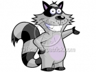Cartoon Raccoon Clip Art