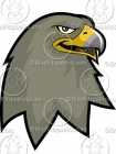 Cartoon Falcon Mascot Clipart Graphics