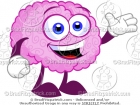 Cartoon Brain Character