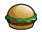 Cartoon Hamburger Clipart