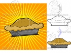 Cartoon Pie Clipart