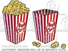 Cartoon Popcorn Clipart Graphics