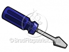 Cartoon Screwdriver Clipart