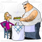 Restaurant Diner Greasy Food with a Dirty Short Order Cook