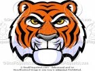 Angry Tiger Face Mascot