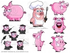 Pigs! Clip Art Collection Pack