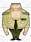 Cartoon Soldier Clipart Character
