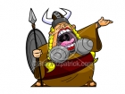 Cartoon Opera Singer Illustration
