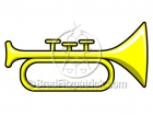 Cartoon Horn Clipart Graphics (bugle)