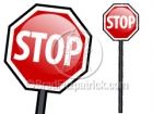 Cartoon Stop Sign Clipart