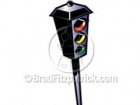 Cartoon Traffic Light  Clipart