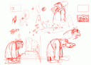 Caveman Sketchbook Page for Blaugh Cartoon on Rock XP