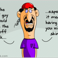 The Shirt of My Back Cartoon