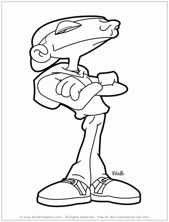 Kid Coloring Page