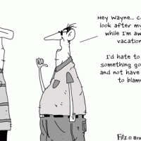 090207_house_sitting Cartoon Neighbor - Neighborhood Cartoon