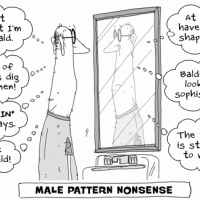 090331_male-pattern-nonsense Male Pattern Baldness Cartoon, Hair Cartoon, Bald Cartoons, Balding
