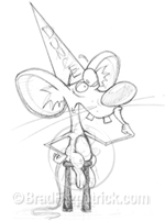 cartoon mose sketch, mice drawing.