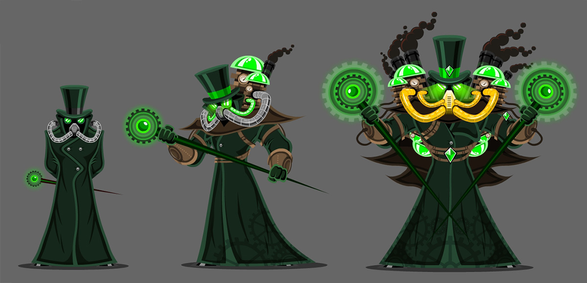 Brad Fitzpatrick Illustrative Designer // 2d Mobile Game Artist