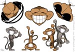 Cartoon Monkey Character Designs