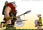 Digital Illustration of a Warrior Duel with Etnus’ Cody