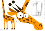 Cartoon Giraffe Character Design