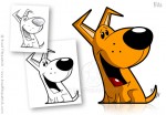 Cartoon Dog Character Design