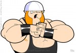 Cartoon Wrestler Character Design