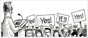 Cartoon Crowd Illustration